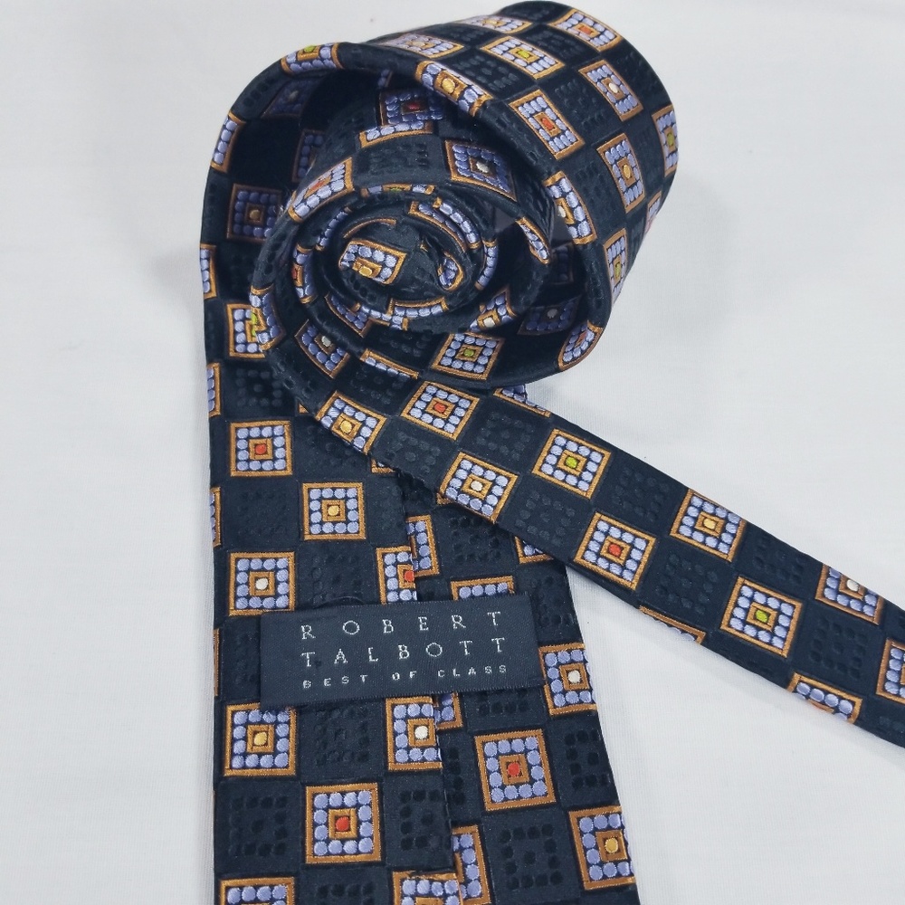 Robert Talbott Best of Class Neck Tie - Black - Picture 4 of 8